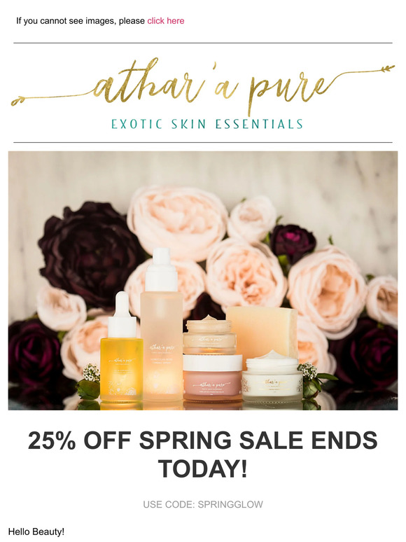 Just a Few Hours Left to Get 25% Off  ✨ 🌸