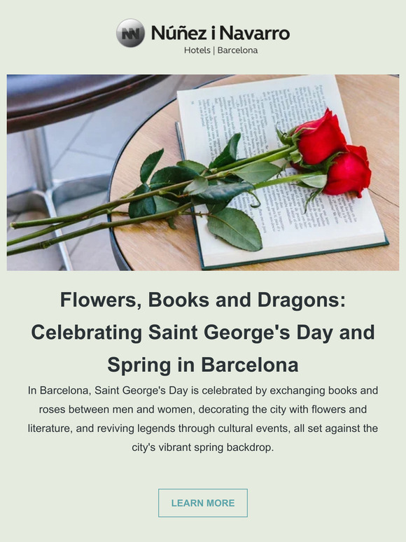 🌹📘🐉 Discover the magic of Barcelona in Sant Jordi: Books, roses and Catalan traditions.