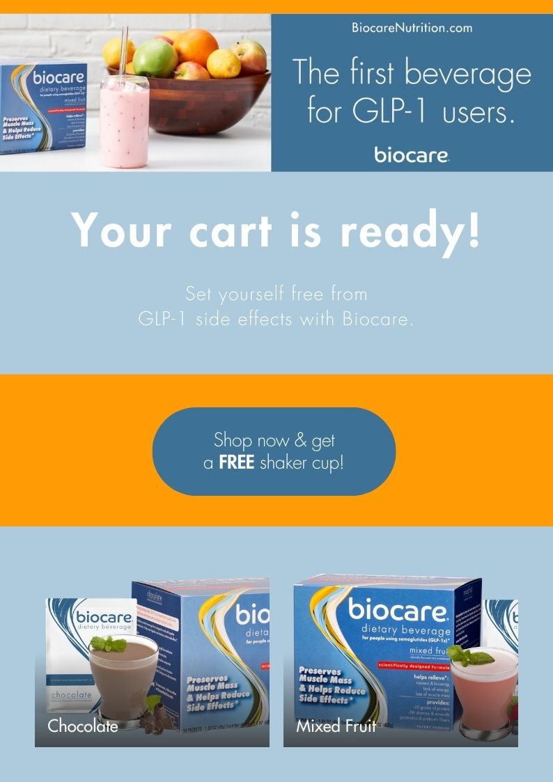biocare glp 1 Biocare: The FIRST beverage for GLP-1 Users