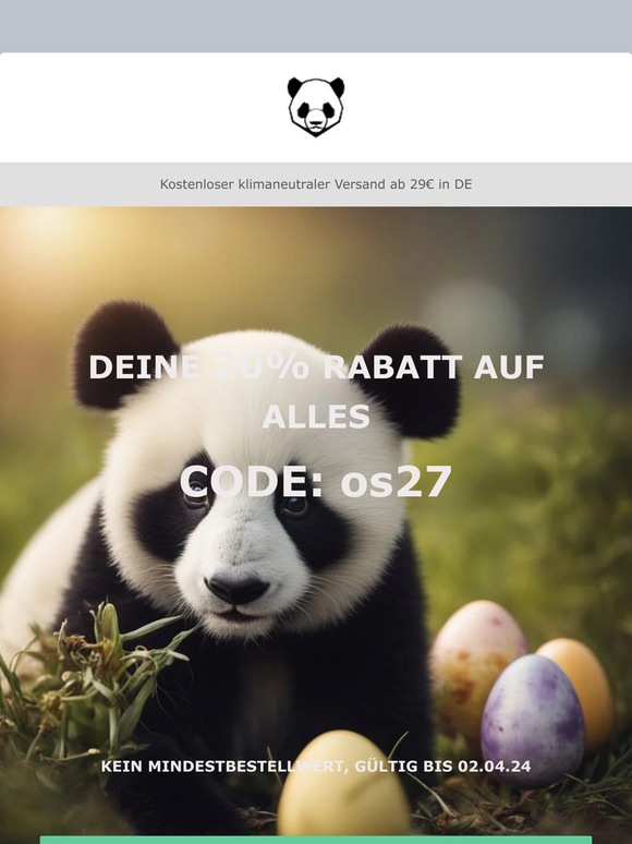 20% Rabatt 🐰 Unser OSTERGESCHENK für dich