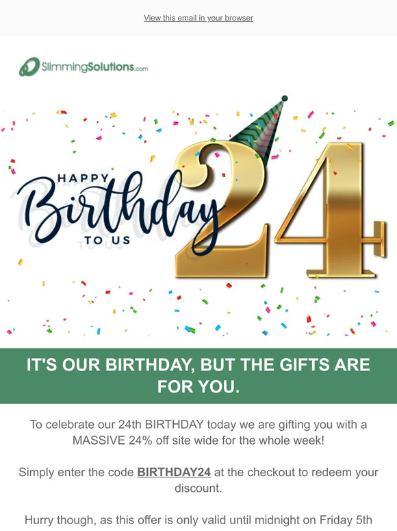 Happy birthday to us 🎁