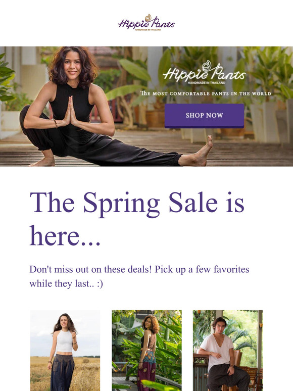 Hey, the Spring Sale Discount you've been waiting for... is here