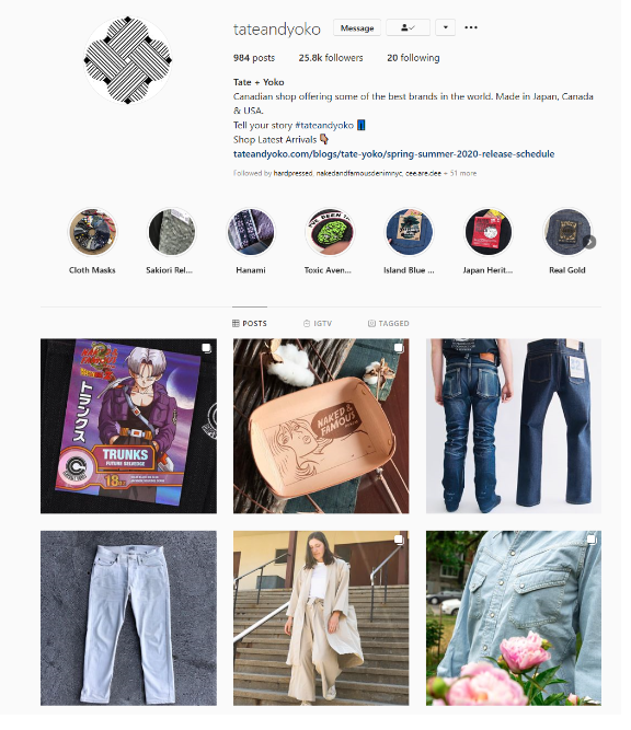 Instagram Page