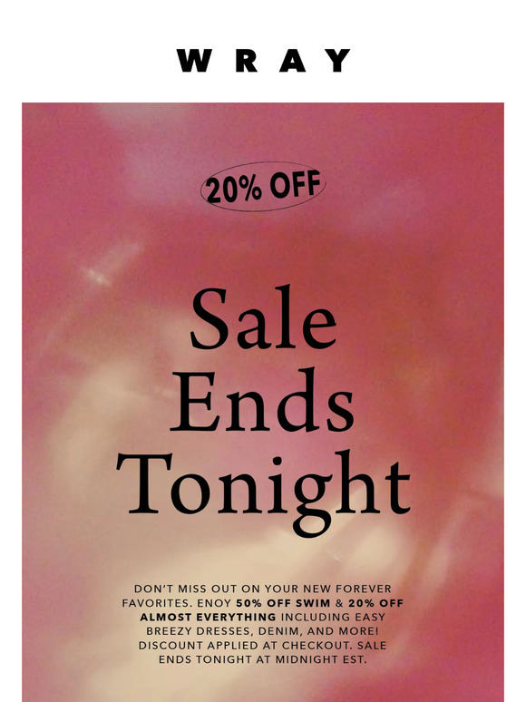 ❤️ SALE ENDS TONIGHT ❤️
