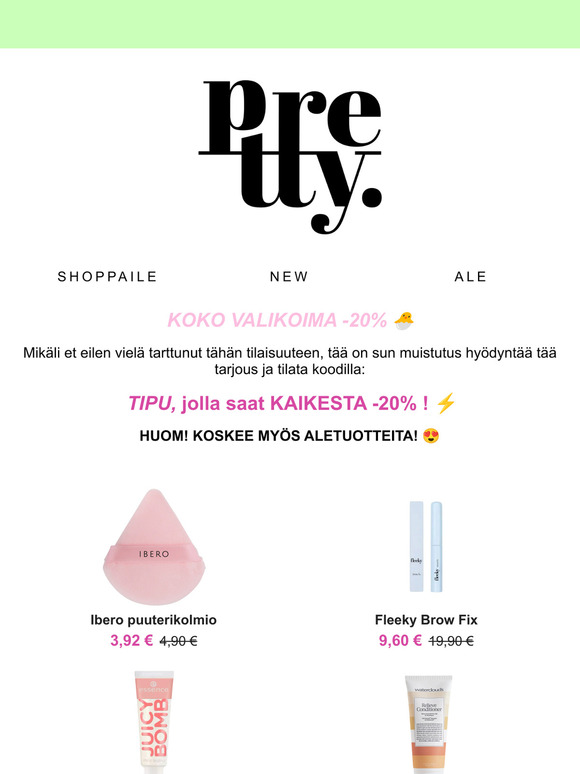 KOKO VALIKOIMA -20% ! 😱⚡️