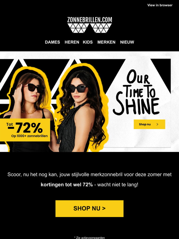 Allerlaatste kans: shop met kortingen tot wel 72%! 😎