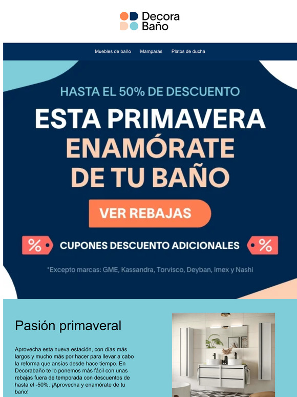 Esta primavera, hasta un -50% de descuento