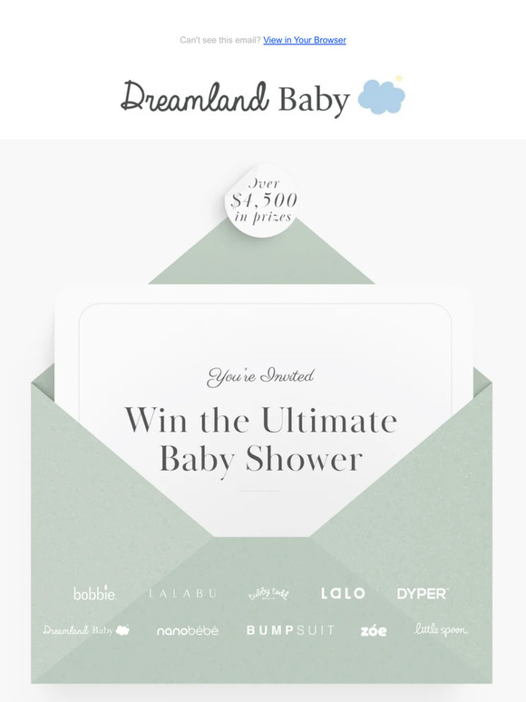 Dreamland Baby Ultimate Baby Shower Giveaway Starts NOW! Milled