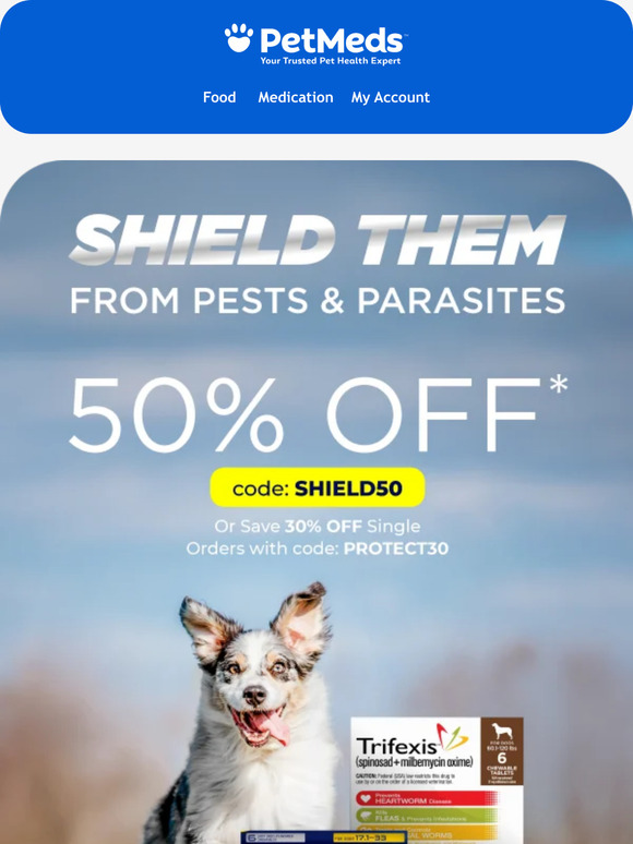 1800 Pet Meds Save Big on Pet Protection Get 40 Rewards on