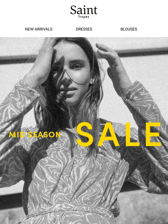Mid Season Sale 💛 Shop your favourite categories on sale