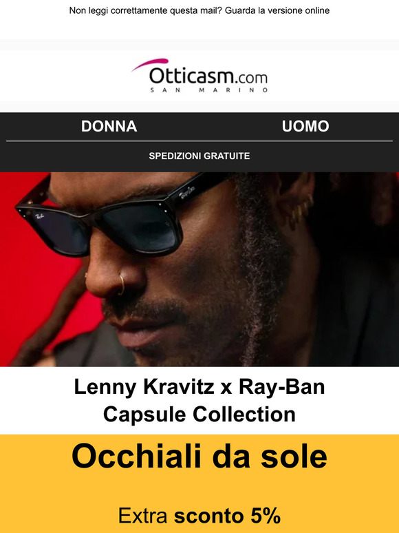 Scopri la nuova collezione Lenny Kravitz x Ray-Ban