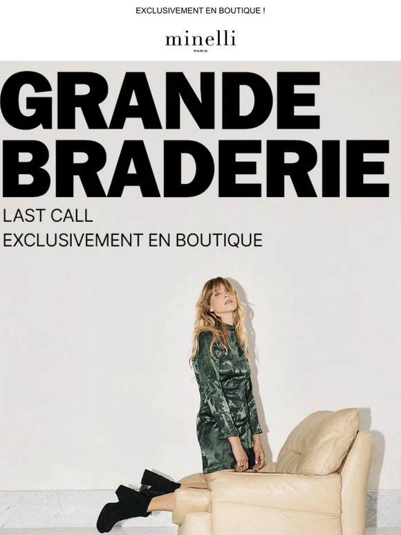 LAST CALL | La GRANDE BRADERIE DE 30 À 80 €*