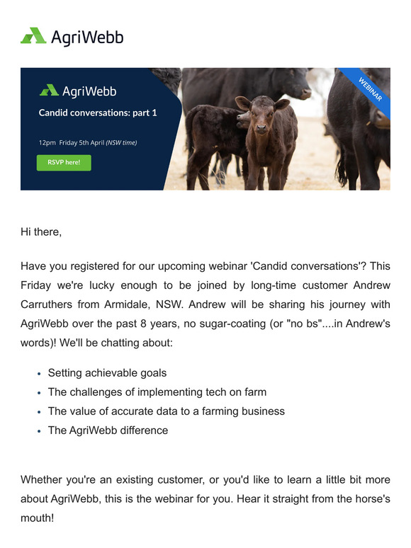 Last chance to register for our webinar this Friday!
