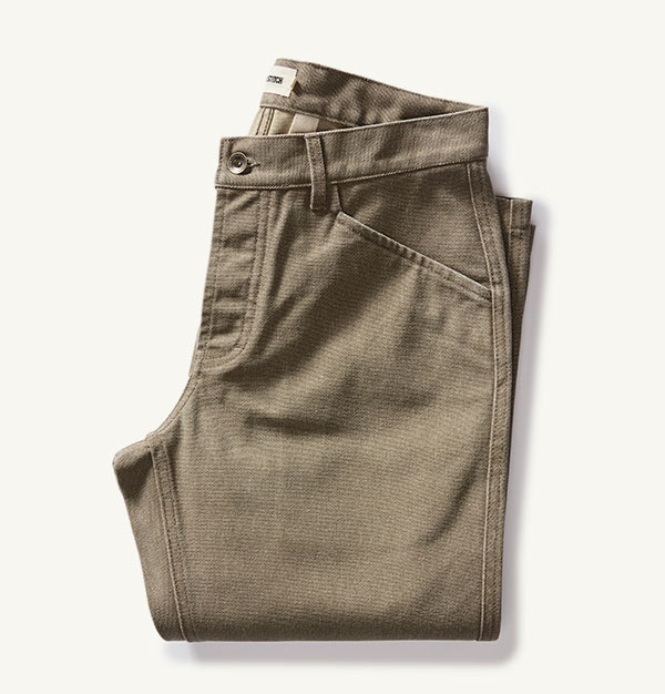 The Camp Pant in Stone Chipped Canvas