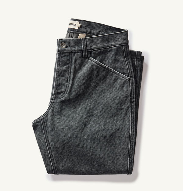The Camp Pant in Coal Chipped Canvas