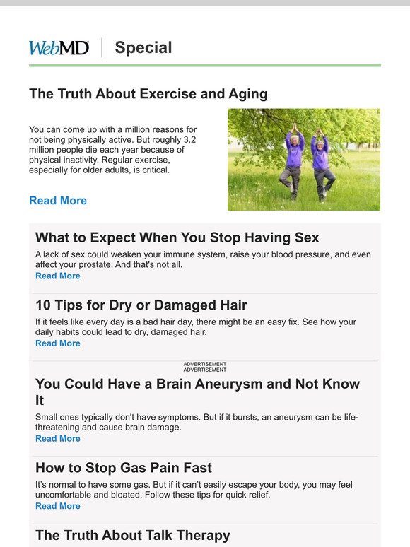 The Truth About Exercise and Aging