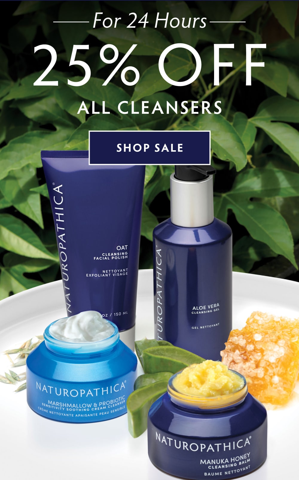 For 24 Hours | 25% OFF CLEANSERS