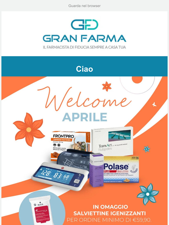 💐​​Aprile: nuovo mese nuove promozioni🌖