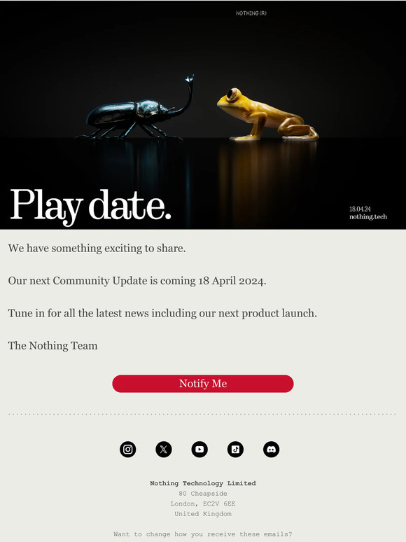 Play date: 18 April 2024