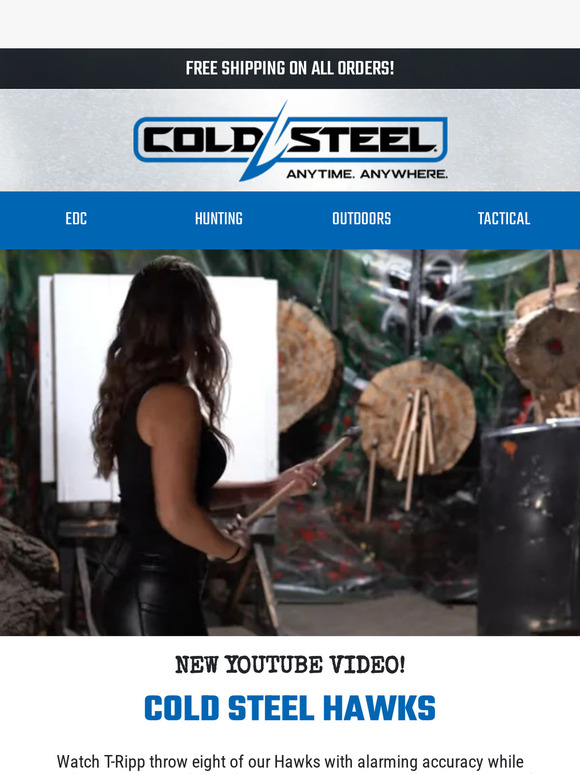 Cold Steel: New YouTube Video | Cold Steel Hawks | Milled