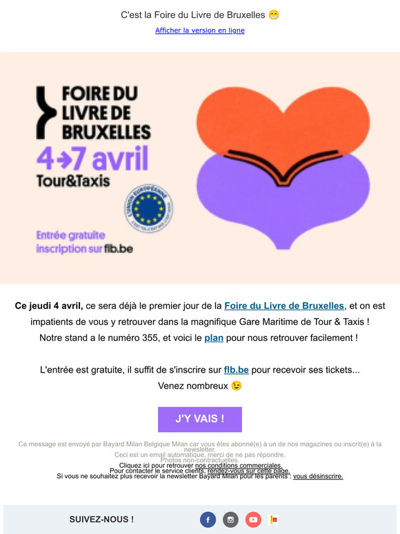 ✨La Foire du Livre commence demain ✨