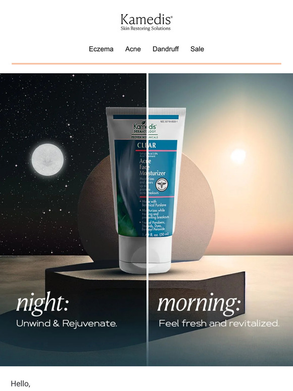 Kamedis Acne Cleanser, Your Best Ally Day & Night!