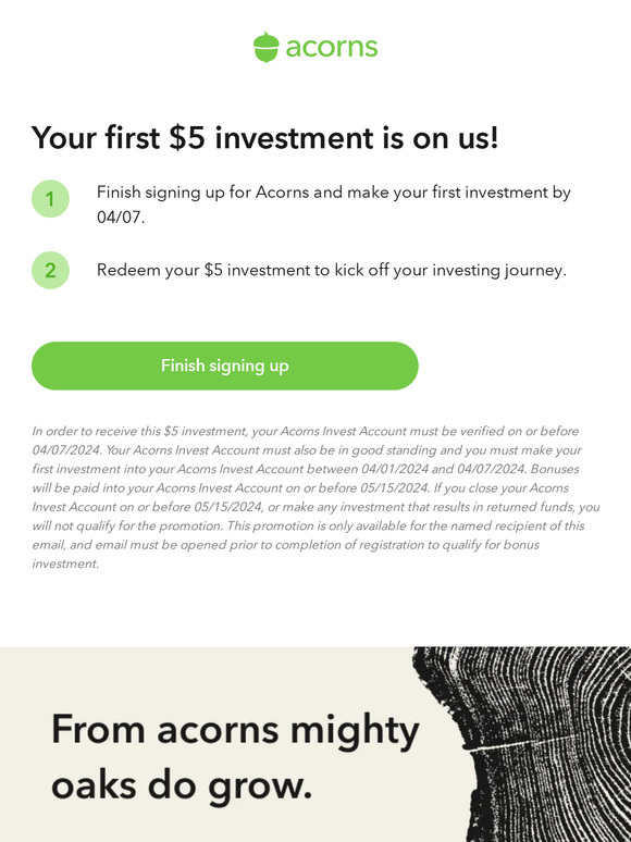 Don't forget your $5 bonus ☀️