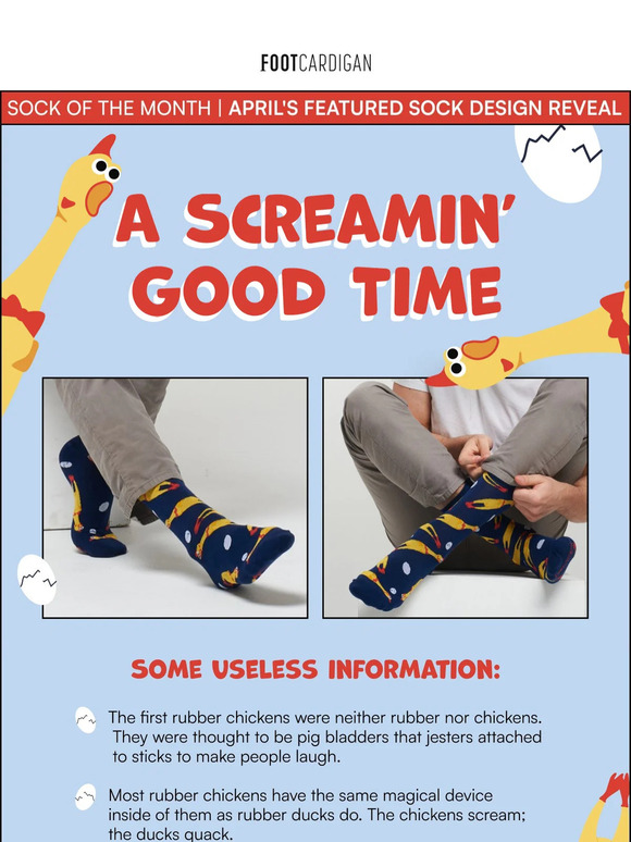 April Drop: Screaming Chickens 🐔🔊