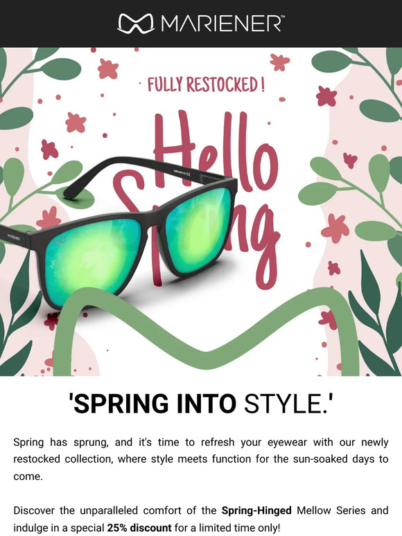 Spring into Style with our Mellow Series