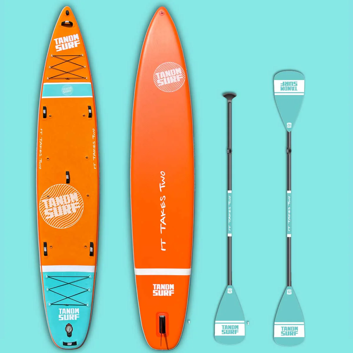 Image of 2 Person SIT+SUP Kayak + Stand Up Paddleboard Combo