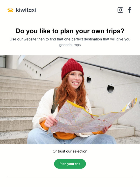 Explore the world with Kiwitaxi! 🌍