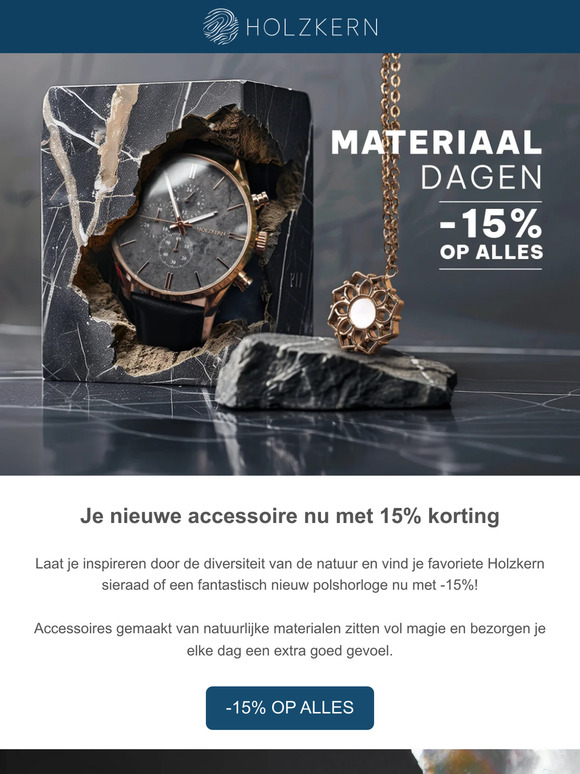 Materiaaldagen van Holzkern: -15% op alles❗️
