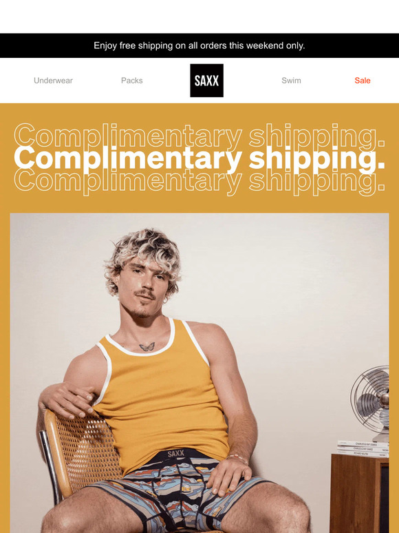 SAXX Underwear Email Newsletters Shop Sales, Discounts, and Coupon Codes