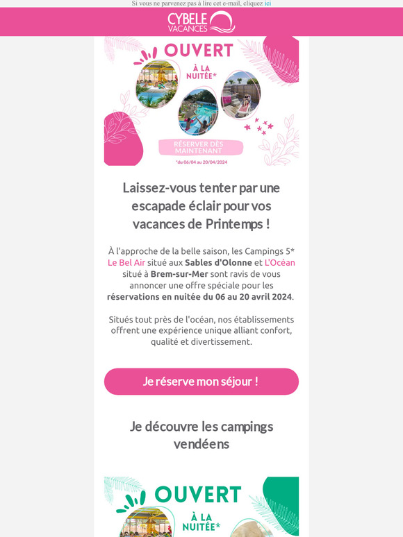Réservez votre escapade de dernière minute !