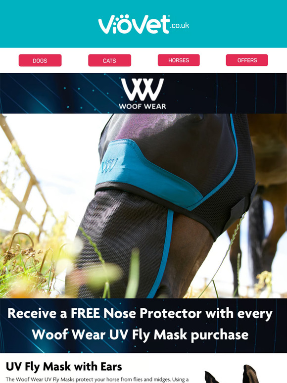 Get Fly Season Ready With Woof Wear Fly Masks 🐴