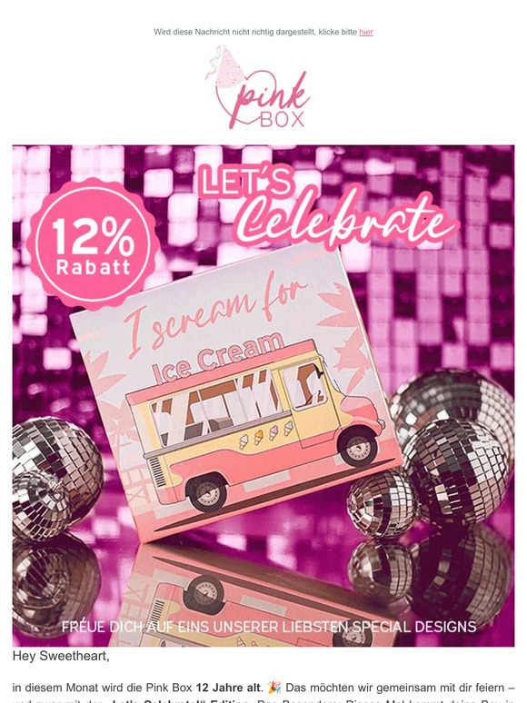 12% Rabatt 🪩 Time to paaarty!