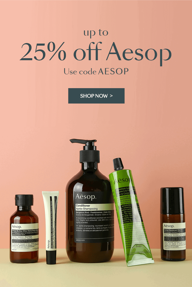 Bath & Unwind: Up to 25% off all Aesop | Milled