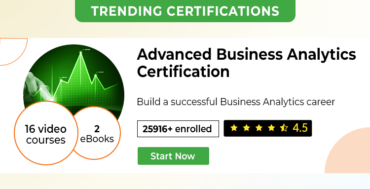 Advanced Certification In Business Analytics