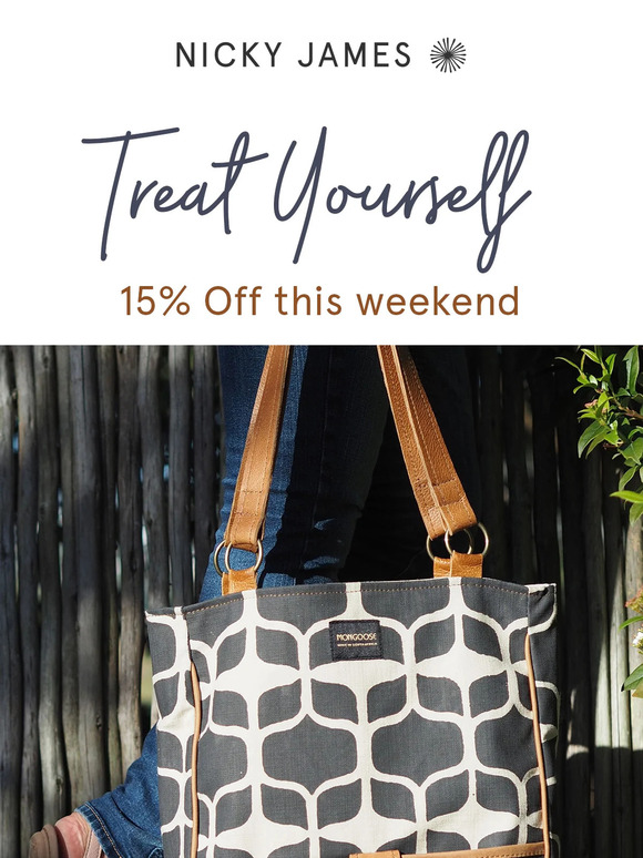 Step into the weekend with a new Nicky James Bag