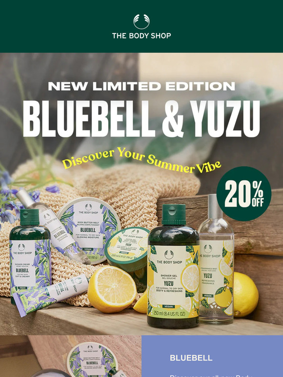 🌟 NEW Limited Edition BLUEBELL & YUZU is finally here! 🪻🍋 SHOP NOW
