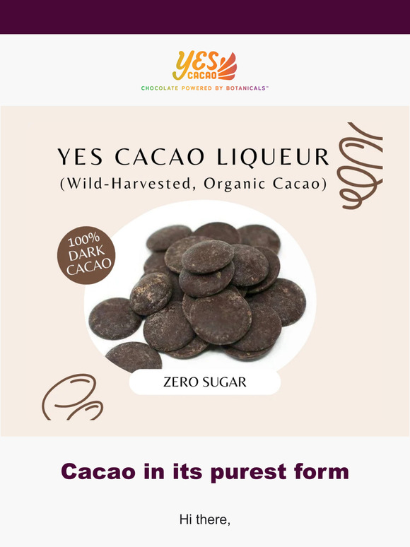 YES Cacao: Discover the purity of Cacao with our Pure, Dark, 100% Cacao ...