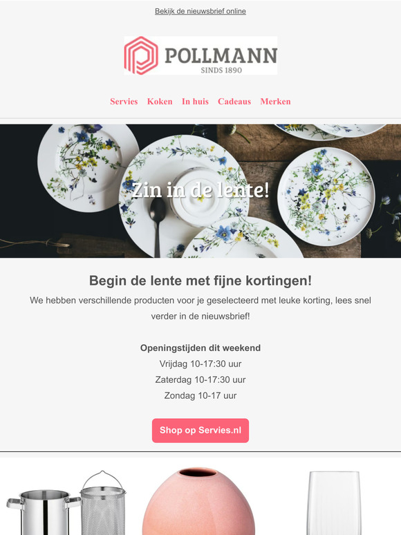 Volop korting deze lente!