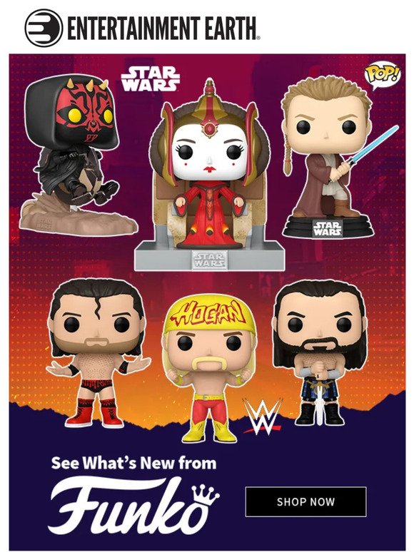 New Star Wars & WWE Funko Pops Have Arrived!