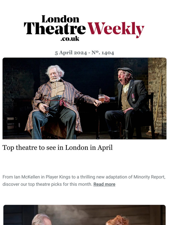 Discover our favourite theatre picks for this month