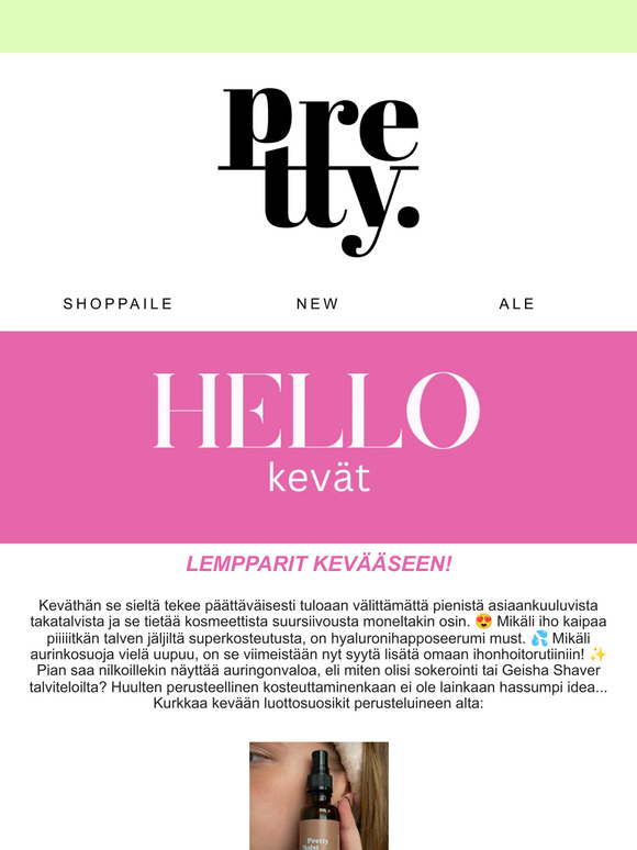 HELLO KEVÄT! 😍✨