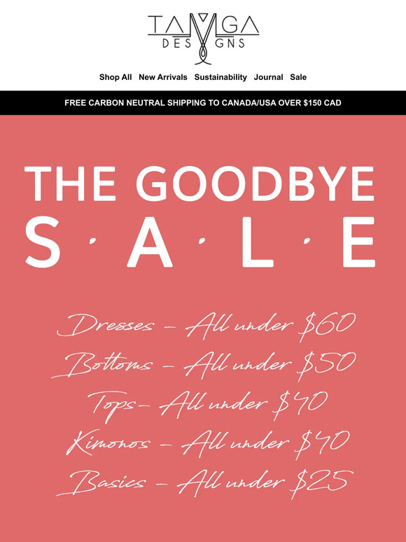 Last Call: 70% Off Everything