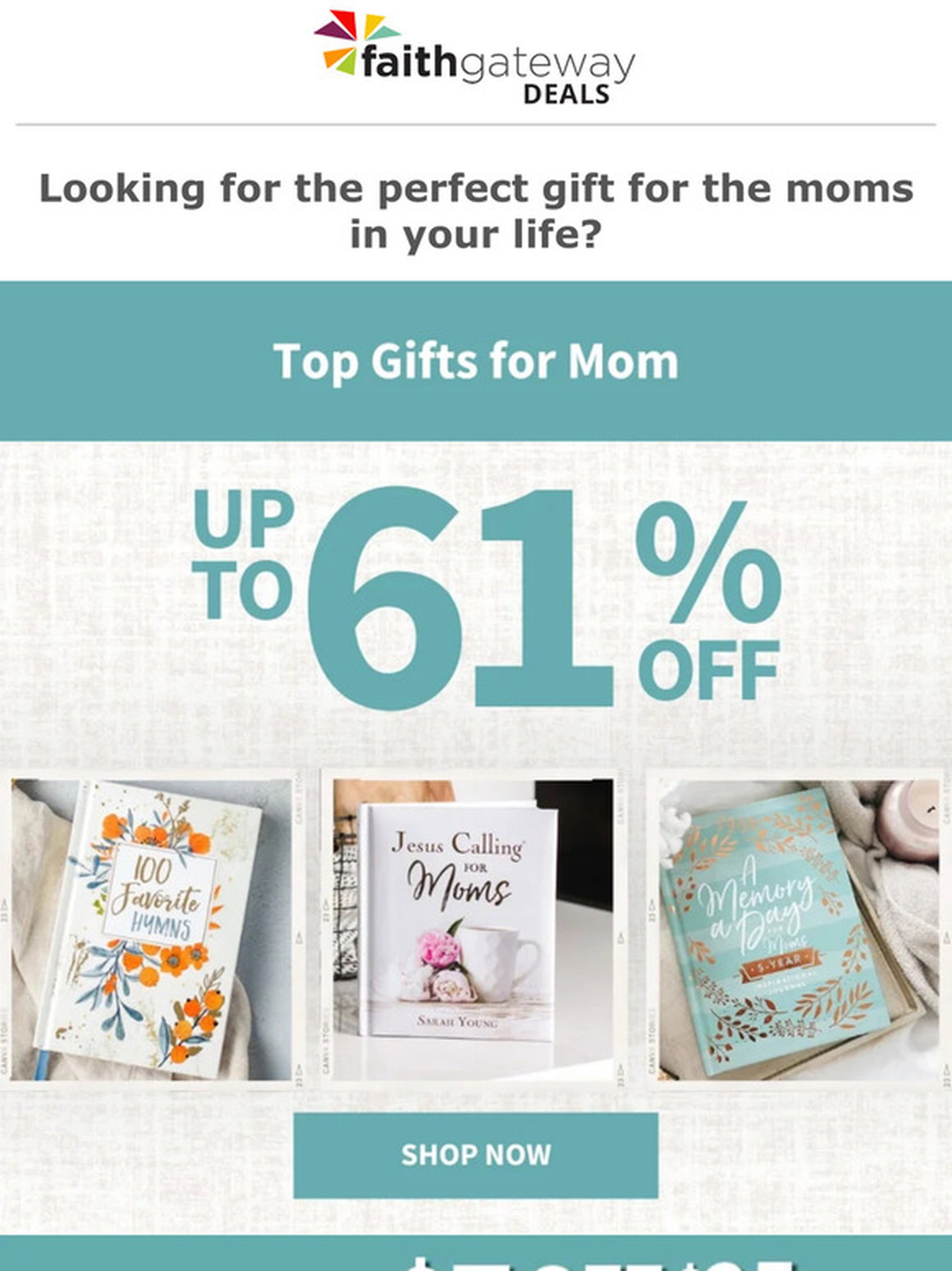 gifts for Mom up to 61% off