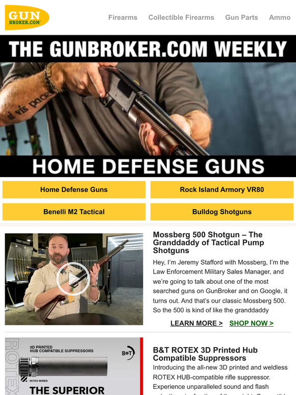 GunBroker.com: Home Defense Guns: Mossberg Shockwave, RIA VR80, Benelli ...