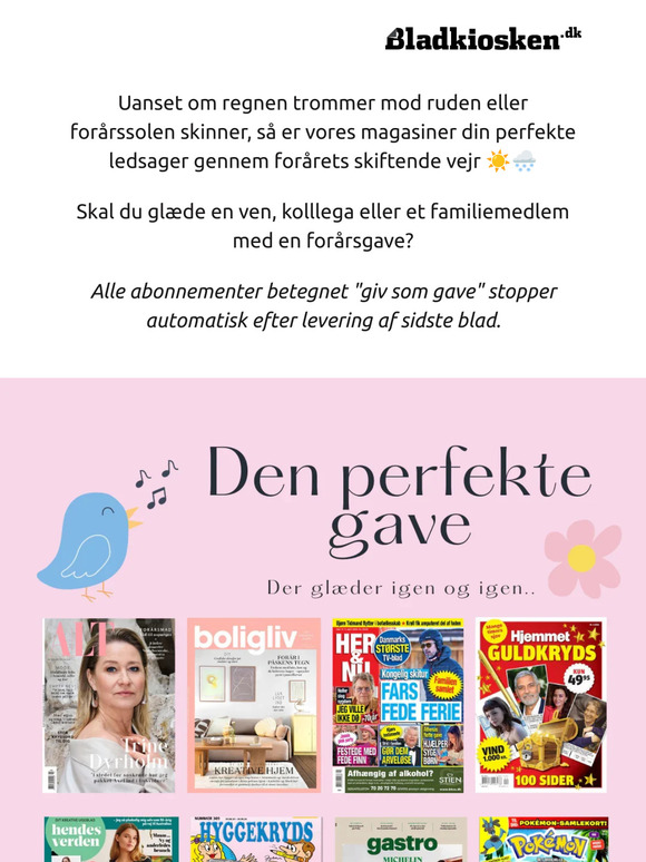 Magasiner til alle, LIGE HER! 💛