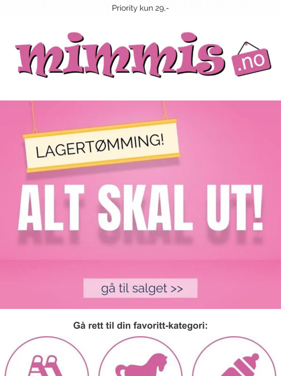 LAGERSALG 💥